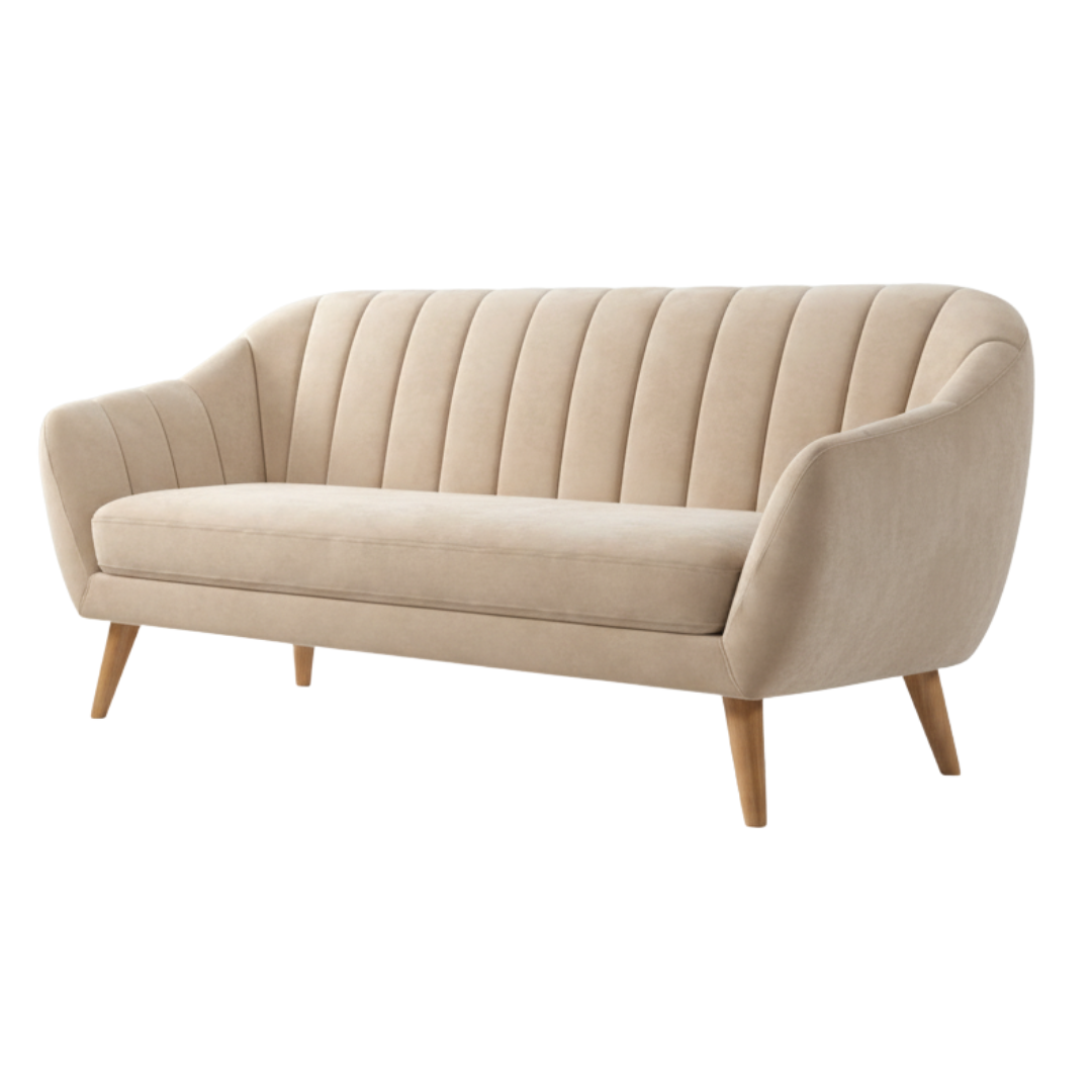 The Versailles Channel Tufted Sofa