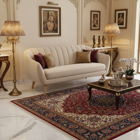 The Versailles Channel Tufted Sofa